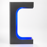 Bloc acrylique, support de présentation en acrylique, présentoir à gâteaux, présentoir à desserts, ensemble de cubes lumineux LED givrés