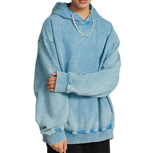 Sudadera con Capucha para Hombre, Lavada al Ácido, de Alta Calidad, 100% Algodón, 430 g/m², Sudadera Personalizada con Estampado Vintage, Estilo Urbano, Talla Grande - Product Image 2