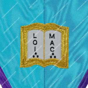 Collier d'officier maçonnique Regalia Memphis Misraim Rite Orator Accessoire d'église unisexe pour adultes - Product Image 2