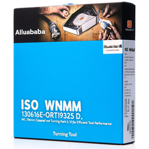 ISO WNMM 130616E-ORT9325 D. 7.94mm MT-CVD Inserto de Torneado Indexable con Recubrimiento, Paquete de 10 para un Rendimiento Eficiente de la Herramienta - Product Image 2