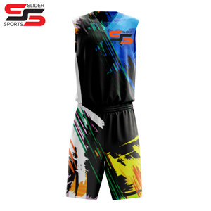 Maillots de basket-ball personnalisés vêtements de basket-ball pour hommes sublimation complète respirant jeunesse ensemble complet uniforme de basket-ball Kits complets - Product Image 4