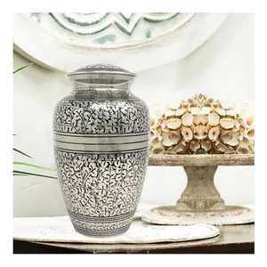 Handmade Metal Adult Cremation Urn For Human Ashes Funeral Accessories Brass Urn Cremation Indian Manufacture With Top Quality - Product Image 4