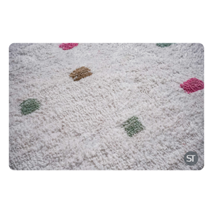 Alfombra cómoda y duradera de algodón con impresión de logotipo personalizado y fabricación personalizada - Product Image 4