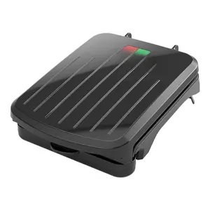 Groothandel George Foreman 2 Serveren Klassieke Plaat Elektrische Binnengrill En Panini Pers, Grs040b