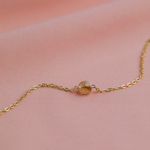 Round Citrine Stone Design Charm Link <b>Chain</b> <b>Bracelet</b> Turkish Wholesale Handmade 925 Sterling <b>Silver</b> Jewelry - Product Image 4