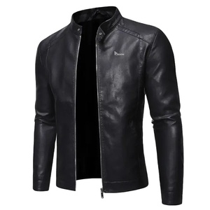 Cow Skin <b>Leather</b> <b>Jacket</b> Solid Color Men's <b>Winter</b> Streetwear Hooded Breathable Eco-Friendly Men's Casual <b>Jackets</b> - Product Image 1