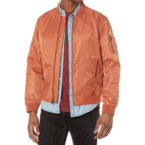 แจ็กเก็ตบอมเบอร์สำหรับผู้ชายแจ็คเก็ตทรงเข้ารูปสำหรับผู้ชายแจ็คเก็ตบอมเบอร์ลำลองแบบเรียบๆออกแบบได้ตามต้องการ - Product Image 1