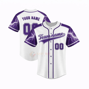 Nueva Camiseta de Béisbol Personalizada 2026 para Hombre, Uniforme de Equipo con Botones Color Verde Azulado, con Nombre y Número Personalizados - Product Image 6