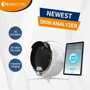 2022 전문 최신 얼굴 테스터 스캐너 휴대용 뜨거운 피부 및 머리 분석기 기계