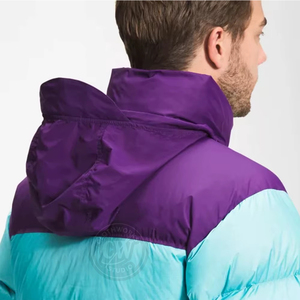 Chaqueta de burbuja personalizada con cremallera para hombres El mejor material 100% poliéster transpirable y resistente al viento en diferentes colores y tamaños - Product Image 3