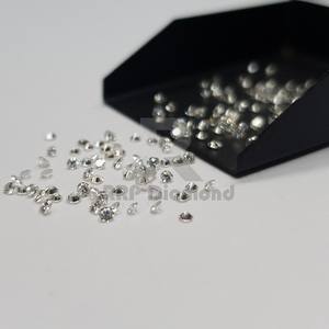 Diamantes Melee Redondos de Corte Brillante, Claridad SI, Color G H, Naturales de 1 MM, Certificados por IGI, Precio Competitivo para Joyería de la India - Product Image 5