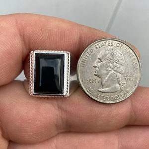 Anillo de moda para hombre Old Timers, Plata de Ley 925 sólida con moissanita, Diamante Negro, accesorio certificado IGI - Product Image 1