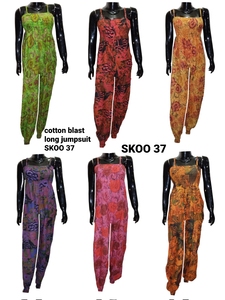 SK NOOR AND SONS Presents Women's Bohemian Cotton Blast Jumpsuit Long Length <b>Romper</b>, Casual Loose Fit, Hippie <b>Festival</b> Wear - Product Image 2