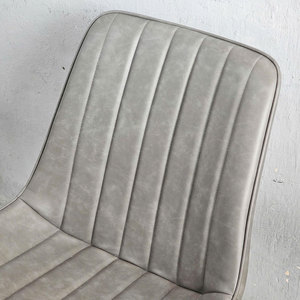 GAK118 Midcentury Accent Chair Premium Upholstered Seat & Powder-Coated Steel Legs <b>Reclining</b> Feature for Home Office - Product Image 6