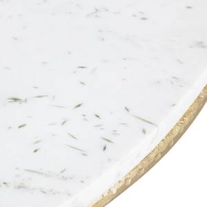Table d'appoint moderne en marbre personnalisée, base en fer massif forgé à la main, plateau en marbre écologique, table basse/de bout de canapé pour salon - Product Image 3