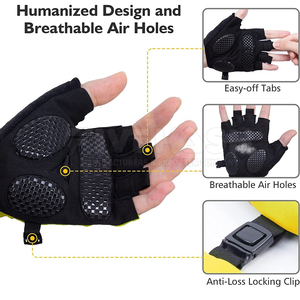 Anti Shock Bike Gloves For Cycling Comfortable Gloves For Long Rides Cycling Gloves For Bicycle - Product Image 3