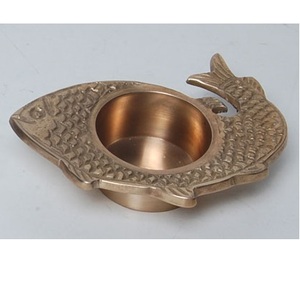 Portavelas Decorativos para el Hogar, Portavelas Votivas para Centros de Mesa de Boda, Diseño de Pez - Product Image 1