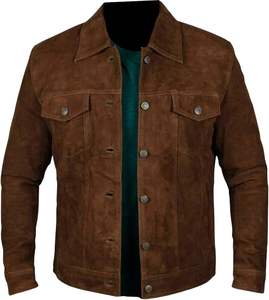 Vestes en cuir personnalisées Mode masculine Vestes en cuir coupe-vent Vestes en cuir de mouton de haute qualité Vêtements de rue - Product Image 1