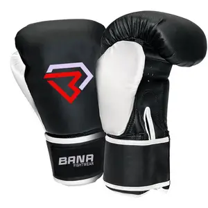 ボクシンググローブPuレザーボクシンググローブバナファイトウェアボクシンググローブ卸売格安価格プロフェッショナル