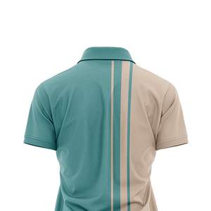 Sublimación personalizada de algodón de manga corta para polos para hombres y mujeres, diseño informal ajustado, estampado de características comprimidas - Product Image 5