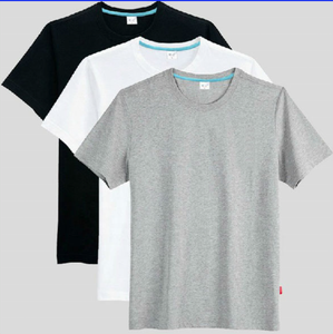 Camisetas de hombre de algodón 100% de alta calidad, ropa de talla grande Lisa a precio barato de Pakistán, posición frontal con logotipo - Product Image 5