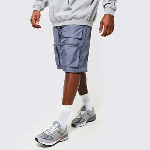 Pantalon de jogging Cargo de sport Hip Hop taille moyenne personnalisable pour hommes coupe droite tissu Oxford séchage rapide respirant vente en gros - Product Image 4