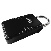 Coffre-fort suspendu de stockage de clé de boîte de serrure de combinaison sans clé portative avec la serrure de surf pour le stockage extérieur de clé