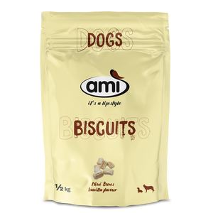 100% bitki bazlı köpek, İtalya'dan vanilya aromalı aperatif ve ödül ile küçük kemikler ve çerezleri tedavi eder - Product Image 1