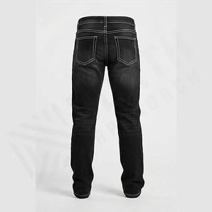 Nouveauté : Jeans en denim personnalisés avec poches extérieures de votre marque, impression personnalisée, couleur personnalisée, pantalon slim extensible, vente en gros - Product Image 2
