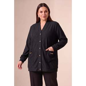 Suéter de punto grande negro Fitilli - Product Image 1