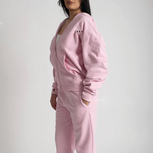 Ropa deportiva ligera para mujer al por mayor con bolsillos y cremallera atlética para yoga, correr, gimnasio, ropa informal, chaqueta con capucha y cremallera completa - Product Image 6