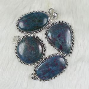 สร้อยคอจี้พลอยทับทิมธรรมชาติดีไซน์แบบ kyanite คอลเลกชั่นขายส่งสำหรับเครื่องประดับเงินกรอบการตั้งค่า manauafaters - Product Image 1