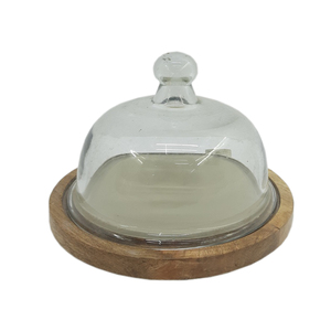 Soporte para pastel de madera Natural/vidrio con forma de rectángulo, bandeja escalonada de Color marrón y bandeja para servir para soporte decorativo para pastel de boda - Product Image 2