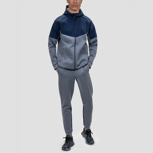 Sudadera con capucha de algodón 100% para hombre, sudaderas de invierno de alta calidad con estampado de soplo, chándales de estilo informal con patrón sólido - Product Image 2