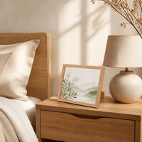 Cadre photo A4 en bois avec impression UV pour mur, personnalisable, en verre, décoration intérieure, durable, léger, cadre photo personnalisé pour table
