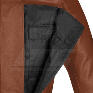 Chaqueta de Motociclista de Cuero para Hombre, Cómoda, Resistente al Fuego, Impermeable, Resistente al Viento, Resistente al Desgaste, Negra, para Invierno, Superventas - Product Image 5