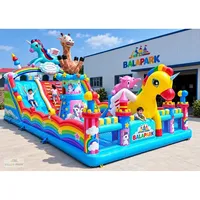 Équipement de glisse aérienne pour enfants à thème licorne