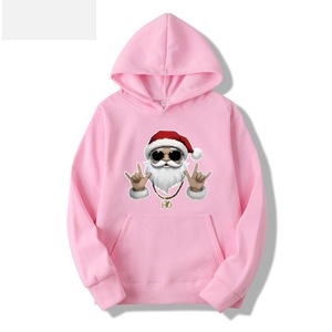 Sudadera con Capucha de Gran Tamaño para Hombre, Diseño de Papá Noel Otoñal, Tejido de Punto Grueso de Poliéster, Alta Calidad, ODM - Product Image 4