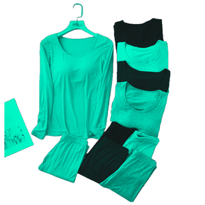 Fabricant de pyjamas en coton personnalisés, vêtements de détente en modal deux pièces, vêtements de nuit, ensembles de pyjamas en coton pour femmes, pyjamas OEM, pyjamas pour femmes - Product Image 1