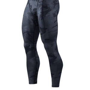 Pantalons de compression pour hommes de haute qualité Collants de sport Leggings collants élastiques confortables doux et confortables - Product Image 2