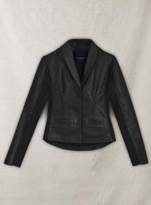 Veste en cuir imperméable respirante de haute qualité à la mode pour femmes longueur régulière motif solide Streetwear pour l'automne hiver - Product Image 2
