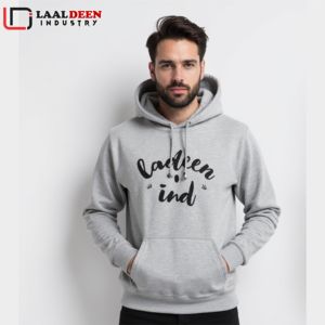 Sweat-shirt à capuche surdimensionné pour homme avec graphisme personnalisé, de haute qualité, 100% coton, broderie, ourlet côtelé, épaules tombantes, logo frontal, numérique - Product Image 3
