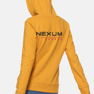 Sweat à capuche décontracté pour femmes de fabrication professionnelle pour l'hiver bon matériau avec col à capuche et logo avant - Product Image 2