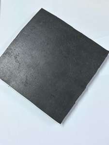 Dalle de caoutchouc naturel de résistance industrielle haute durabilité de qualité supérieure 44mm d'épaisseur 280mm de large 406mm de long produit économique noir - Product Image 2