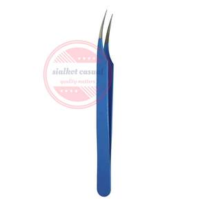 Pince à cils à pointe en fibre Pince à cils en acier inoxydable personnalisée - Product Image 5