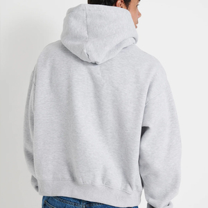 Sudaderas con capucha de gran tamaño informales de invierno para hombre, forro polar transpirable, hombros caídos, peso ligero, diferentes colores, logotipo personalizable - Product Image 6