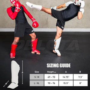 Espinilleras de Kickboxing Personalizadas de Último Estilo, Marca Privada, Protección para Pies y Piernas, Espinillera de Kickboxing - Product Image 6