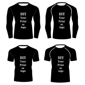 Camiseta de Compresión de Manga Corta con Color Personalizado, Ropa Deportiva y Casual de Alta Calidad para Hombre, Capa Base Atlética - Product Image 4