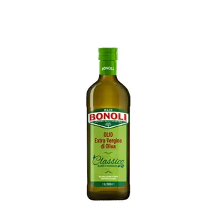 Bonoli Classico Extra Virgin Olive Oil 1L Cold Pressed And Fresh For Cooking And Season Use Packaged In Glass Bottle