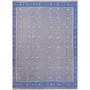 Alfombras de Algodón Geométricas y Abstractas 3D Nayaab, Tejidos Planos en Rosa y Morado para el Hogar, Dormitorio, Sala de Estar y Pasillo, Rectangulares SDCT-94 - Product Image 1